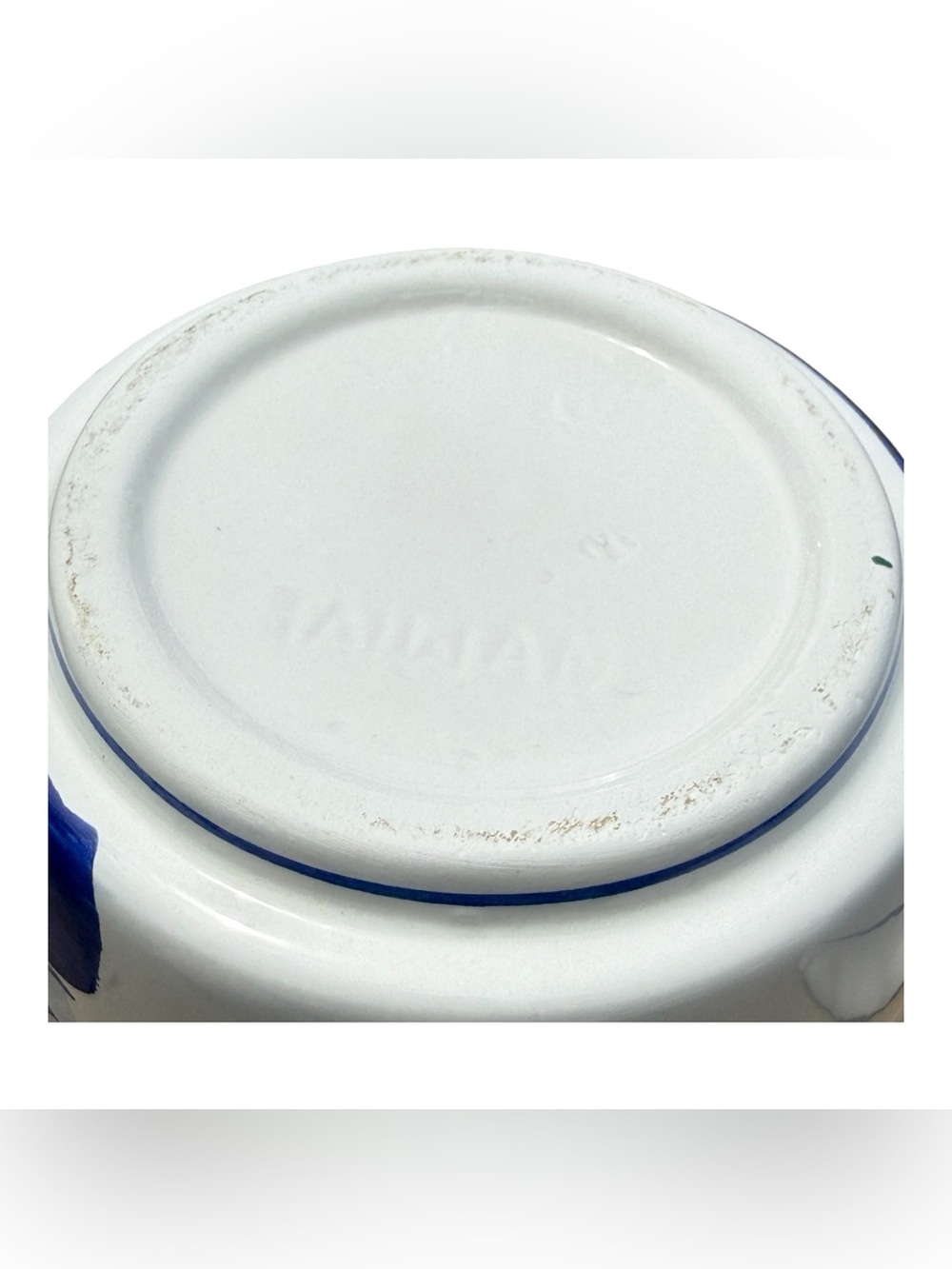 Vintage Delft Blue Dutch Windmill Ceramic Planter Cachepot Set Cottagecore Bowls - Picture 12 of 12